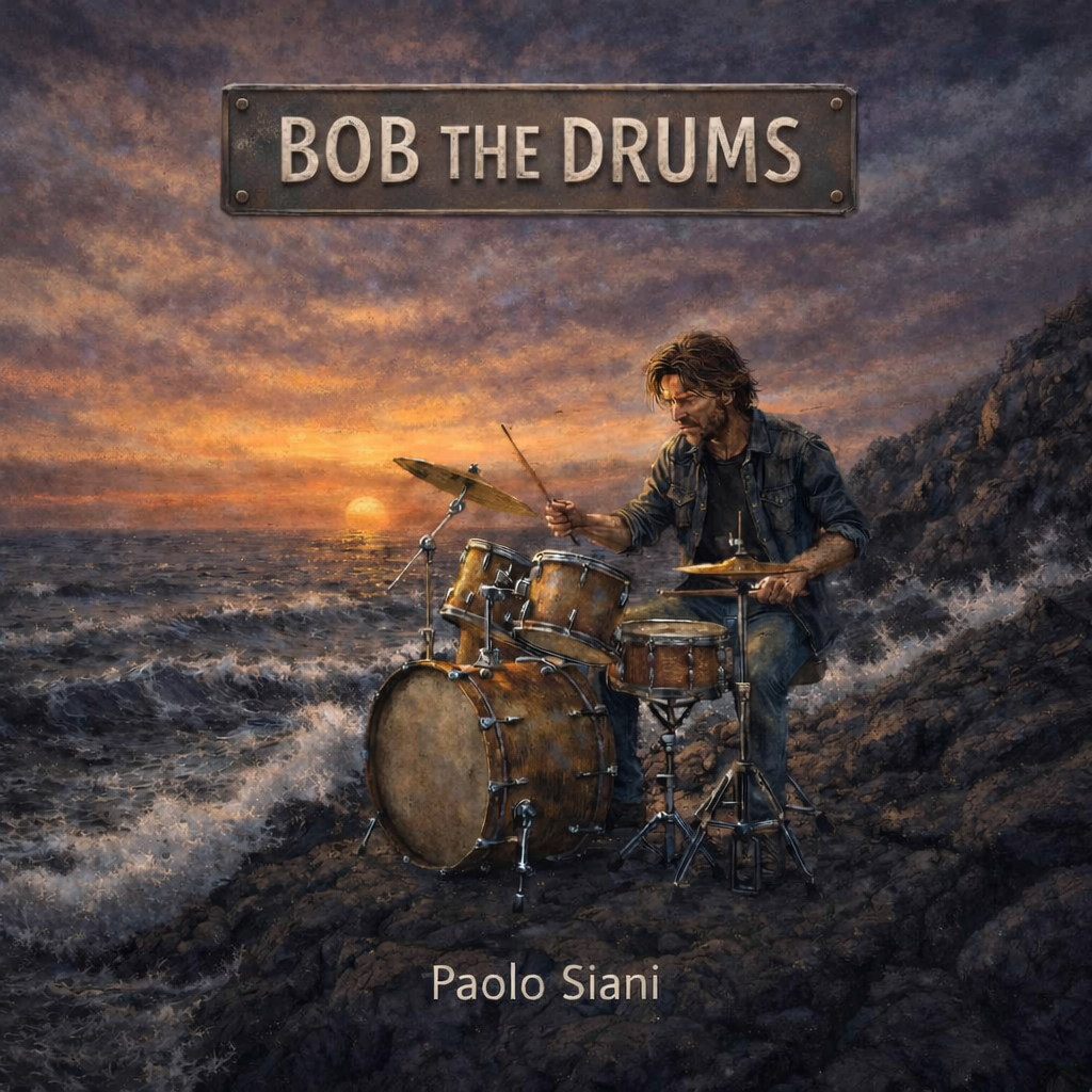 Copertina Bob the Drums - Paolo Siani